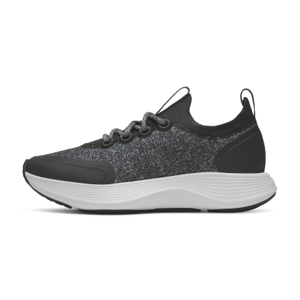 Women's Wool Strider - Dark Grey (Light Grey Sole)