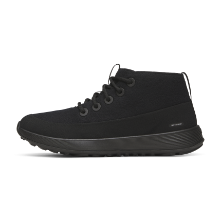 Men's Wool Runner NZ Mid Waterproof - Natural Black (Natural Black Sole)